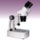 Microscopio estereoscopio con cabeza binocular inclinada a 45°