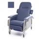 Sillon clínico reclinable de 4 posiciones color royal blue