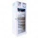 Refrigerador vertical de 17 pies para laboratorio esmaltado con 1 puerta de cristal