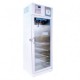 Refrigerador vertical de 14 pies para laboratorio acero inox. esmaltado con 1 puerta de cristal