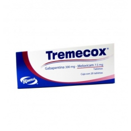 Tremecox 20 Tabletas 300mg (7.5mg) - Envío Gratuito