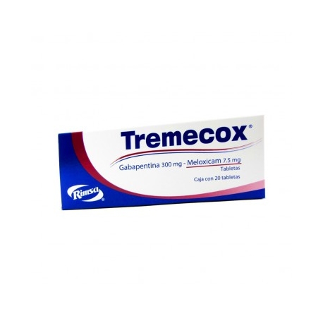 Tremecox 20 Tabletas 300mg (7.5mg) - Envío Gratuito