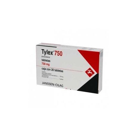 Tylex 750 20 Tabletas - Envío Gratuito
