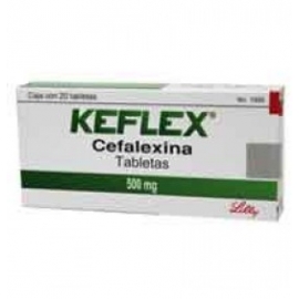 Keflex 20 Tabletas 500mg - Envío Gratuito