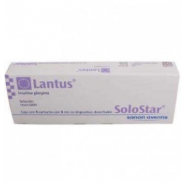 Lantus Solostar Cartucho Solución Inyectable 3ml - Envío Gratuito