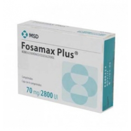Fosamax Plus 4 Comprimidos 70mg (2800ui) - Envío Gratuito