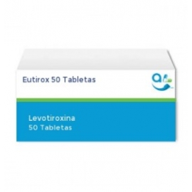 Eutirox 50 Tabletas 88mcg - Envío Gratuito