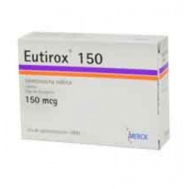 Eutirox 50 Tabletas 150mcg - Envío Gratuito